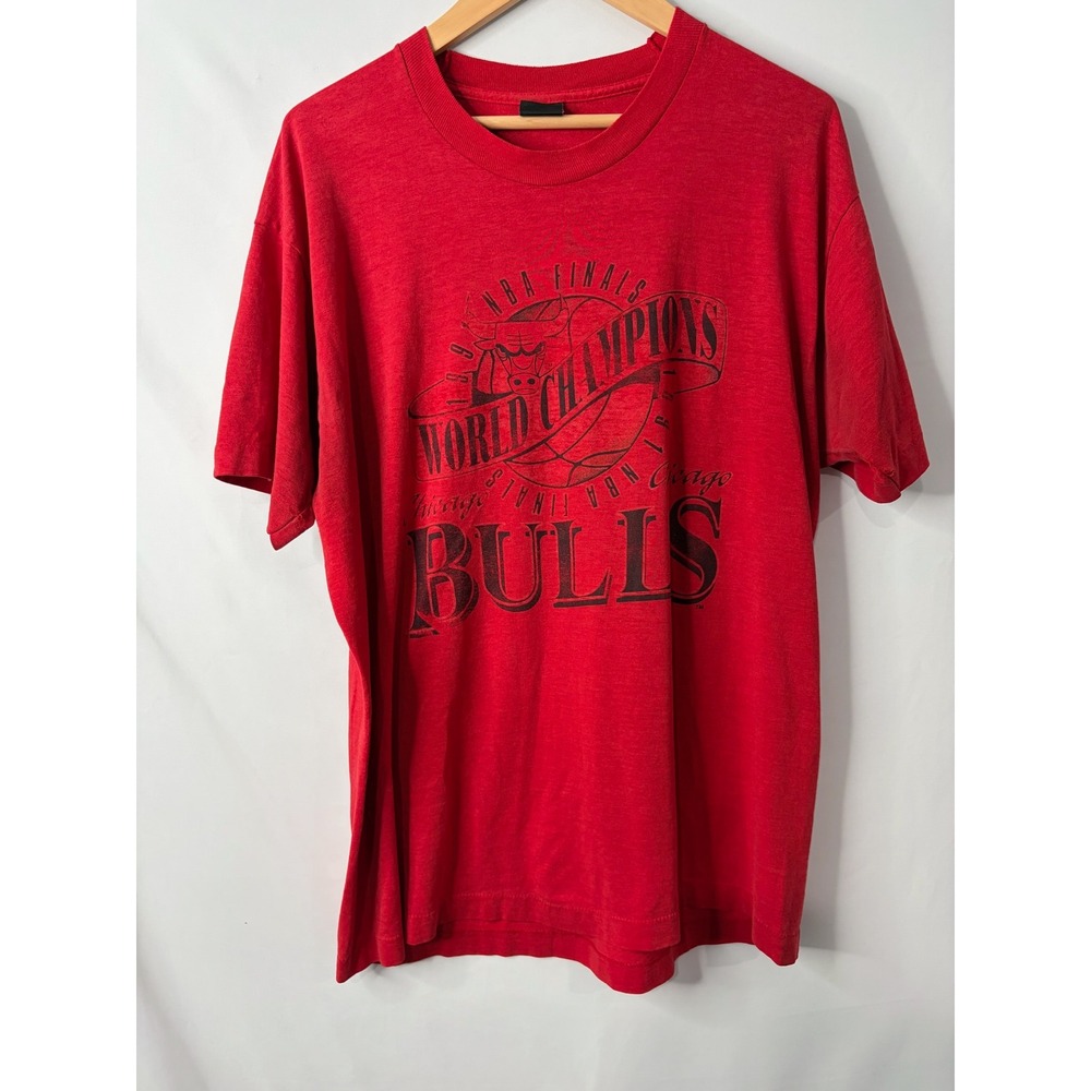 Vintage 1991 Chicago Bulls NBA Finals World Champions T-Shirt Michael Jordan XL